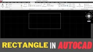 HOW TO USE RECTANGLE COMMAND IN AUTOCAD