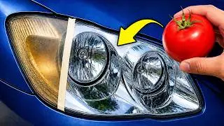 Restore Old Headlights to CRYSTAL CLEAR in Minutes with a TOMATO – Car Owners LOVE This Trick!