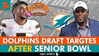 Miami Dolphins NFL Draft Targets AFTER 2025 Senior Bowl Ft. Xavier Restrepo & Jalen Milroe