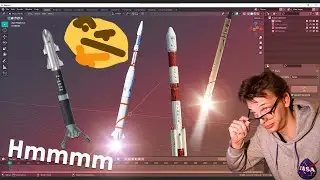 Let's model a rocket in Blender 3D!