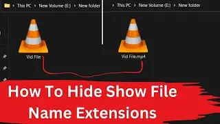 How To Hide or Show File Name Extensions in Windows 11