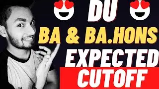 Du Expected Cutoff For Ba hons And Ba program | Du Admission 2021 By