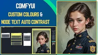ComfyUI - Custom Colours & Node Text Auto Contrast