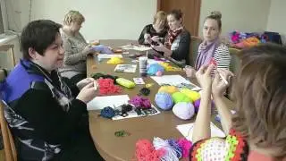 Ткацкий узел на мастер классе Олеси Данилюк по печворку. Часть I