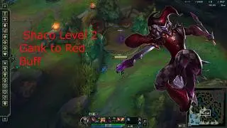 Shaco clear raptors (chickens) level 1 to invade enemy red buff