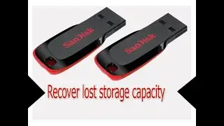 HOW TO: Restore USB Drive Back to Full Capacity Storage