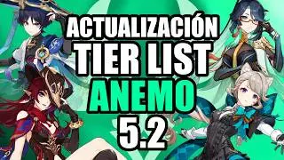 Los Mejores Personajes de Anemo, Tier List Actualizada -  Genshin Impact