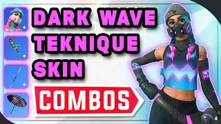 Best *DARK WAVE TEKNIQUE* Skin COMBOS with Gameplay