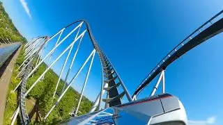 Riding Silver Star Roller Coaster at Europa Park! Front Seat POV!