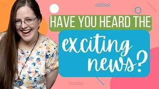 I HAVE EXCITING NEWS! (You won't want to miss it)