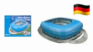 Allianz Arena Munich 3D Puzzle  by Nanostad® - Step by Step