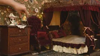 I've created a Victorian bedroom.. but in miniature! / DIY doll armchair