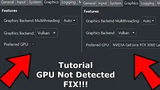 GPU Not Detected Ryujinx Yuzu | Cara mengatasi GPU/Vga Tidak Terdeteksi Ryujinx Yuzu