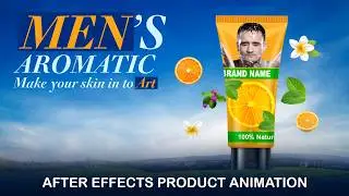 How to create Face wash Ads in After Effects | Product animation | After effect tutorials