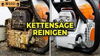 Motorsäge reinigen - Tipps und Tricks zur Reinigung - schnell und einfach - Woodi