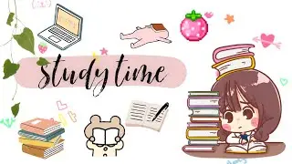 STUDY WITH ME 📖📝 vlog softKittttty