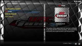 How to install UFC Live Kodi Add-on