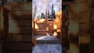 #домаизбревна #строительство #лафет #кедр #ручнаяработа