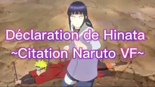 Déclaration de Hinata ~citation Naruto VF~