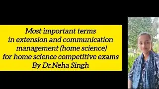frequently asked terms of extension & communication management#ugcnetjrf#icarnet#competitiveexams