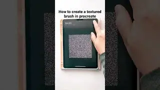 Free textured brush in procreate 