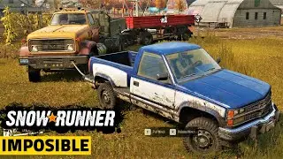 SnowRunner Gameplay IMPOSSIBLE To Get To The Garage