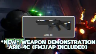 *NEW* ARK-4C Weapon Demonstration (FMJ/AP Included) | ZOMBIE STORIES ROBLOX