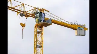 ЖК "Ручьи". TimeLaspe за неделю строительства! Работа башенных кранов.
