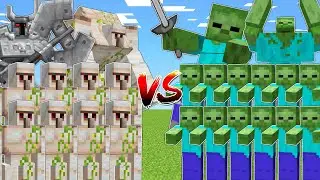 IRON GOLEMS vs ZOMBIE ARMY