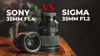 SIGMA 35MM F1.2 DG DN ART vs SONY FE Distagon 35mm F1.4 ZA | BEST 35mm Prime Lens for Sony review