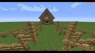 Строим красивый и недорогой дом в маинкрафте!!.