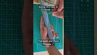 Easy build process of a Boeing 737 