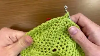 Spike Cluster Stitch in the Round - Tutorial