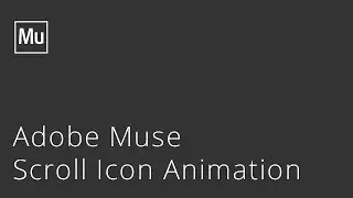 Adobe Muse Scroll Icon Animation Widget