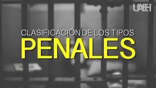 Clasificación de los tipos penales