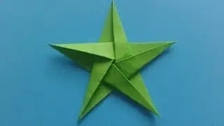 How to make an Origami Star как сделать оригами звезду