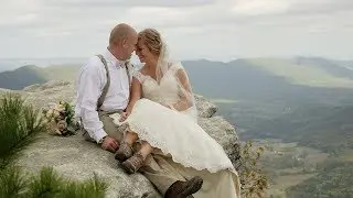 Epic Mountaintop Wedding // Mike + Christina / Wedding Highlights