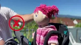 Sitzhöheneinstellung Optimale Höhe - Runner One Kindertrage / Kraxe