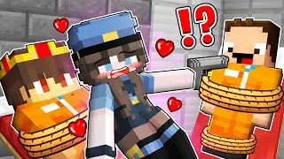 MÄDCHEN POLIZEI VERLIEBT Sich in SEMLAKI im GEFÄNGNIS in Minecraft!