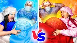 Hot Pregnancy vs. Cold Pregnancy! Funny Pregnancy Situations