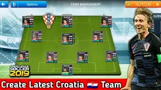 How To Create Croatia 🇭🇷 Team In Dream League Soccer 2019