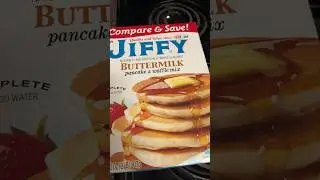 Trying Jiffy Pancakes 🥞 and Waffle Mix First Time