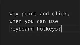 Workflow for Windows - Keyboard shortcuts with Autohotkey (Teaser trailer)