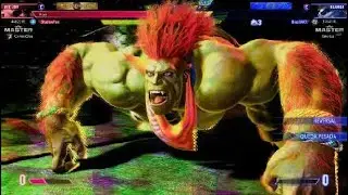 Sf6 Dee Jay vs Blanka perfect game casual match combos