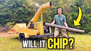 Forgotten Junkyard Wood Chipper REVIVAL!!