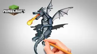 Как нарисовать Эндер Дракона | Майнкрафт