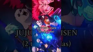 Animes increíbles que no tienen relleno #anime #animeedit #jjk #dororo #kny #fyp #viralvideo