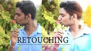how to Retouching in photoshop color correction tutorial