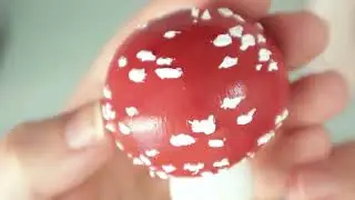 Грибы из фоамирана. Мастер-класс Мухомор. Часть 2.