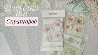 Обзор посылки Скрапгород. Скрапбукинг.